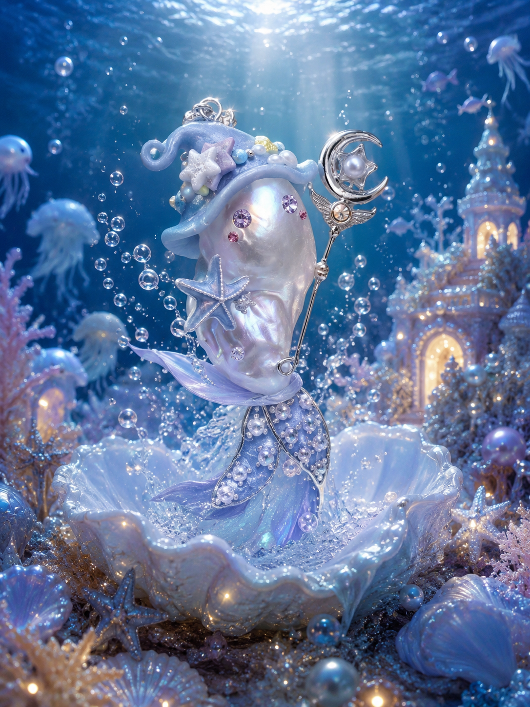 Pixie Perch Pearl Pixies — Handcrafted Baroque Pearl Fairy Pendants | NZ